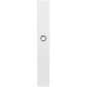 GPF bouwbeslag GPF Langschild XL rechth enkelv 282x40x8,5mm BB72 wit