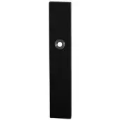 GPF bouwbeslag GPF Gatd links langschild rechth 218x40x8,5mm BB56 zwart