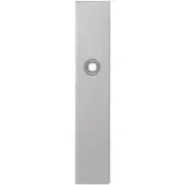 GPF bouwbeslag Langschild rechthoekig enkelverend 218x40x8.5mm blind - RVS geborsteld