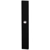 GPF bouwbeslag GPF Gatd rechts langschild XL rechth 282x40x8,5mm BB72 zwart