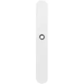 GPF bouwbeslag GPF Gatd links langschild XL afg 282x40x8,5mm PC55 wit