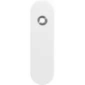 GPF bouwbeslag GPF Gatd rechts kortschild afg 169x46x8,5mm PC72 wit