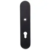 GPF bouwbeslag PVD antraciet VH binnenschild SKG*** 248x52x8mm afgerond PC92