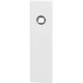 GPF bouwbeslag GPF Kortschild rechth enkelv 169x46x8,5mm PC72 wit