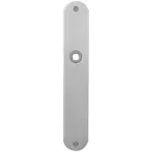 GPF bouwbeslag Gatdeel links/rechts plaatschild afgerond 240x40x2mm PC92