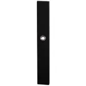 GPF bouwbeslag GPF Gatd rechts langschild XL rechth 282x40x8,5mm BB56 zwart