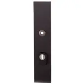 GPF bouwbeslag PVD antraciet VH buitenschild SKG*** 248x52x11mm rechthoekig met kerntrekbeveiliging PC72
