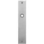 GPF bouwbeslag Gatdeel links/rechts plaatschild rechthoekig 220x40x2mm PC72