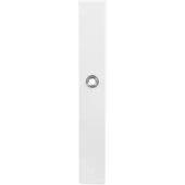 GPF bouwbeslag GPF Gatd rechts langschild XL rechth 282x40x8,5mm BB56 wit
