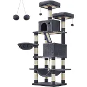 OEM Katten klimrek met speelhuis, afmetingen 55x45x168 cm