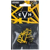Dunlop EVHP04 EVH VHII Max-Grip Picks Black/Yellow Stripes (6 Pack)