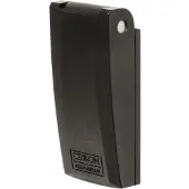 Lips Ikon Pc Rozet 1255 met Klep Zwart Kunststof