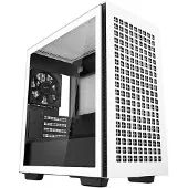 DeepCool CH370 - Mini Tower Behuizing - Wit - Gehard Glas - Mini-ITX Compatibel - 2x USB 3.2 Gen 1