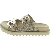 GUESS Muiltjes 'Fatema' donkerbeige / sepia