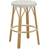 Sika-Design Simone Barkruk Outdoor 78 Cm - Barkrukken en krukken Polyethyleen Almond - 7184CPWH5