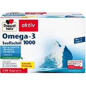 Queisser Pharma GmbH & Co. KG DOPPELHERZ Omega-3 Visolie, 1000 capsules