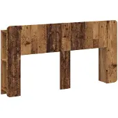 vidaXL Hoofdeinde Kast met opslag Oud hout Bewerkt hout