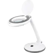 Rebel NAR0462-2 Tafellamp met vergrootglas 5D, 6 W, 450 lm, 6500 K, wit