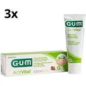 Gum Activital Tandpasta - 3 x 75 ml - Voordeelverpakking
