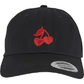 Miss Tee Pet 'Heart Cherries' knalrood / zwart / zilver
