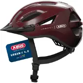 ABUS Fietshelm URBAN-I 4.0 chestnut red S - 51-55 cm - rood - Geschikt voor gebruik op elektrische fietsen - stadsfietsen - 250 g