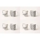 COSY&TRENDY Animal zebra beker d8,5xh9,2cm 2 ass36cl
