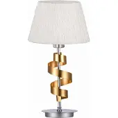 Candellux Lighting Sp. z o.o Candellux tafellamp, chroom, stoffen kap, E27