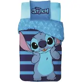 Disney Lilo & Stitch beddengoed voor jonge fans – Blauw design, omkeerbaar dekbedovertrek 140x200 cm