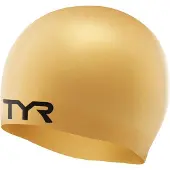 Tyr Silicone Cap No Wrinkle Gold