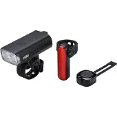 BBB Cycling StrikeDuo 1400i Combo Voorlicht & Achterlicht Set - Met Afstandsbediening– 1400 Lumen – USB Oplaadbaar – IPX4 Regenbestendig – Fietsverlichting Racefiets & Mountainbike – BLS-275i