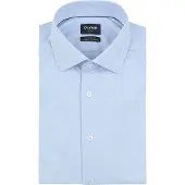 Olymp Luxor Performance Climate Control Modern Fit Overhemd blauw, Effen
