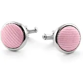 Suitable Zijde Manchetknopen Roze F03 -