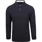 Tommy Hilfiger Shirt '1985 Regular Long Sleeve' nachtblauw / rood / wit