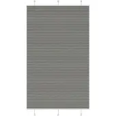 vidaXL Plissé rolgordijn 120x200 cm stofbreedte 119,4 cm antraciet