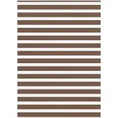 vidaXL Dubbele rolgordijn, bruin, 160x200 cm, stofbreedte 155,9 cm, polyester