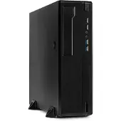 Inter-Tech IT-502 Desktop PC-behuizing Zwart Harde schijf installatie zonder gereedschap