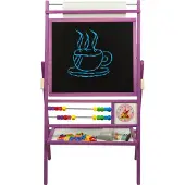 3toysm Draaibord 3-in-1, whiteboard, met telraam en klok