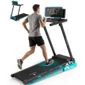 TibaGoods loopband 1-12 km/u - Belastbaar gewicht 130kg - Loopbanden