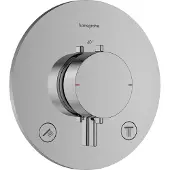 Hansgrohe Ecostat Comfort S - Inbouwthermostaat - Ecostat thermostaat - voor 2 functies - Chroom
