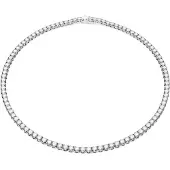 Swarovski 'Matrix' Vrouwen Basis Metaal Ketting - Zilver 5681796