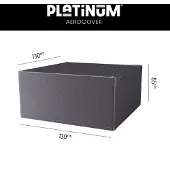AeroCover Platinum Tuinsethoes 130x130xH85