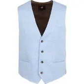 Suitable Gilet Gris Blauw