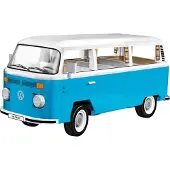 COBI Volkswagen T2b bus, hemelsblauw/wit, schaal 1:12
