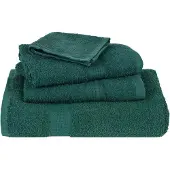 vidaXL Douchehanddoeken FROGN 2 st 70x140 cm 360 g/m² groen