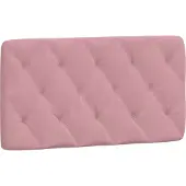 vidaXL Hoofdbordkussen 100 cm fluweel roze