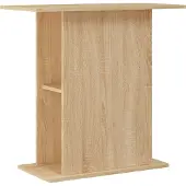 vidaXL Aquariumstandaard Sonoma Eiken 75x36x72,5 cm Bewerkt Hout