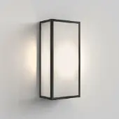Astro Messina 160 Frosted II Wandlamp Textured Black