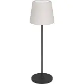 Eglo Tafellamp Leonero wit met stof
