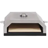 vidaXL Pizzaoven met keramische steen voor gas-/houtskoolbarbecue