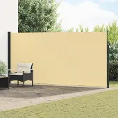 Syfax Uittrekbaar Zijscherm Zand 300 x 200 cm Polyester